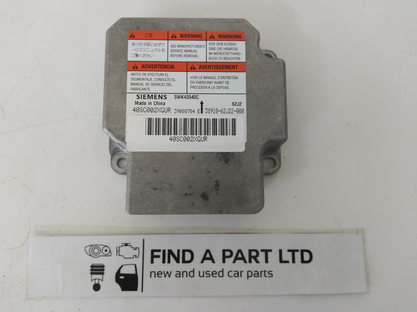 View Auto part Airbag Module/Sensor SUZUKI SWIFT 2008