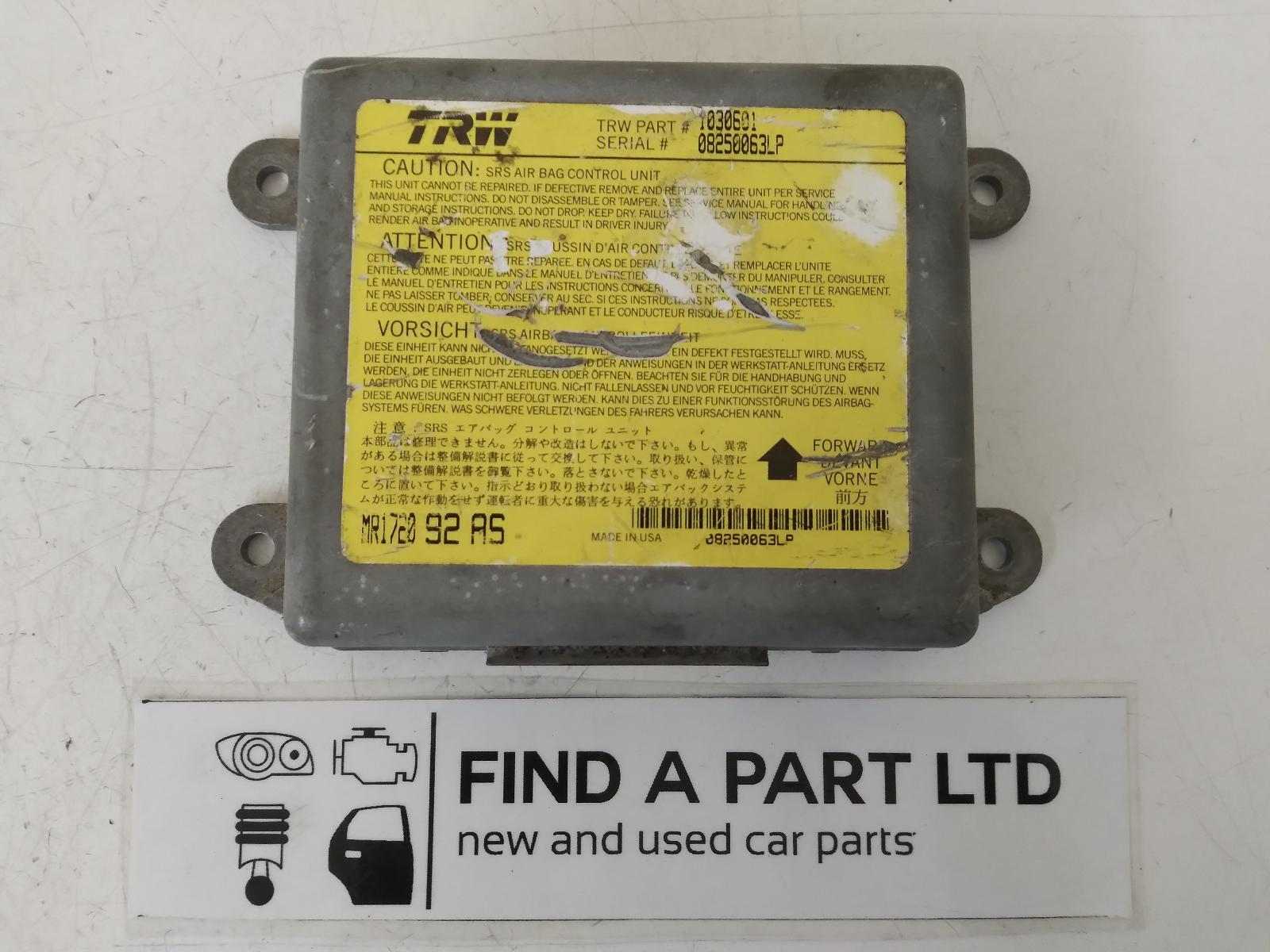 View Auto part Airbag Module/Sensor MITSUBISHI VERADA 1997