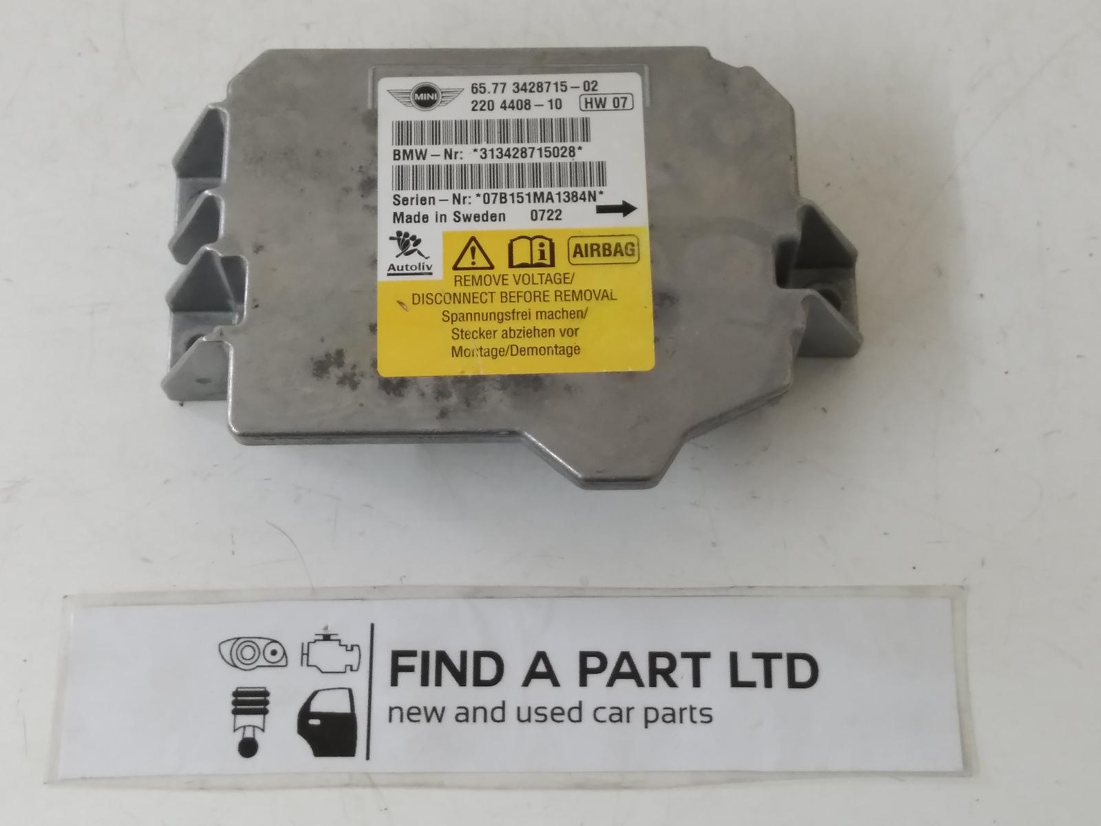 View Auto part Airbag Module/Sensor MINI COOPER 2007