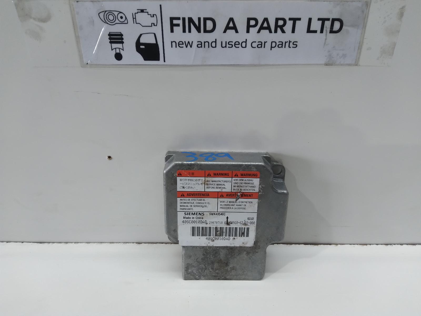 View Auto part Airbag Module/Sensor SUZUKI SWIFT 2007