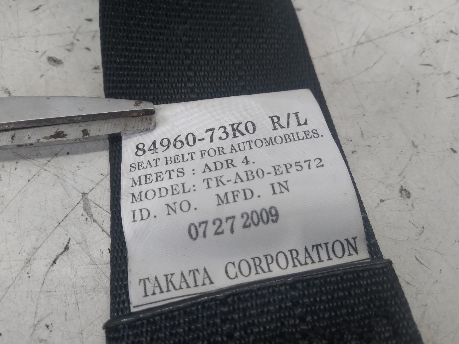 2009 SUZUKI SWIFT Seatbelt/Stalk Contact us for Photo