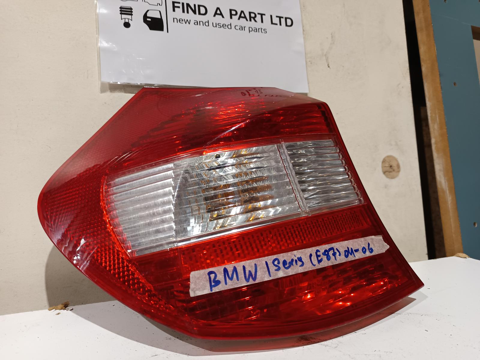 2004 BMW 1 SERIES Left Taillight Contact us for Photo