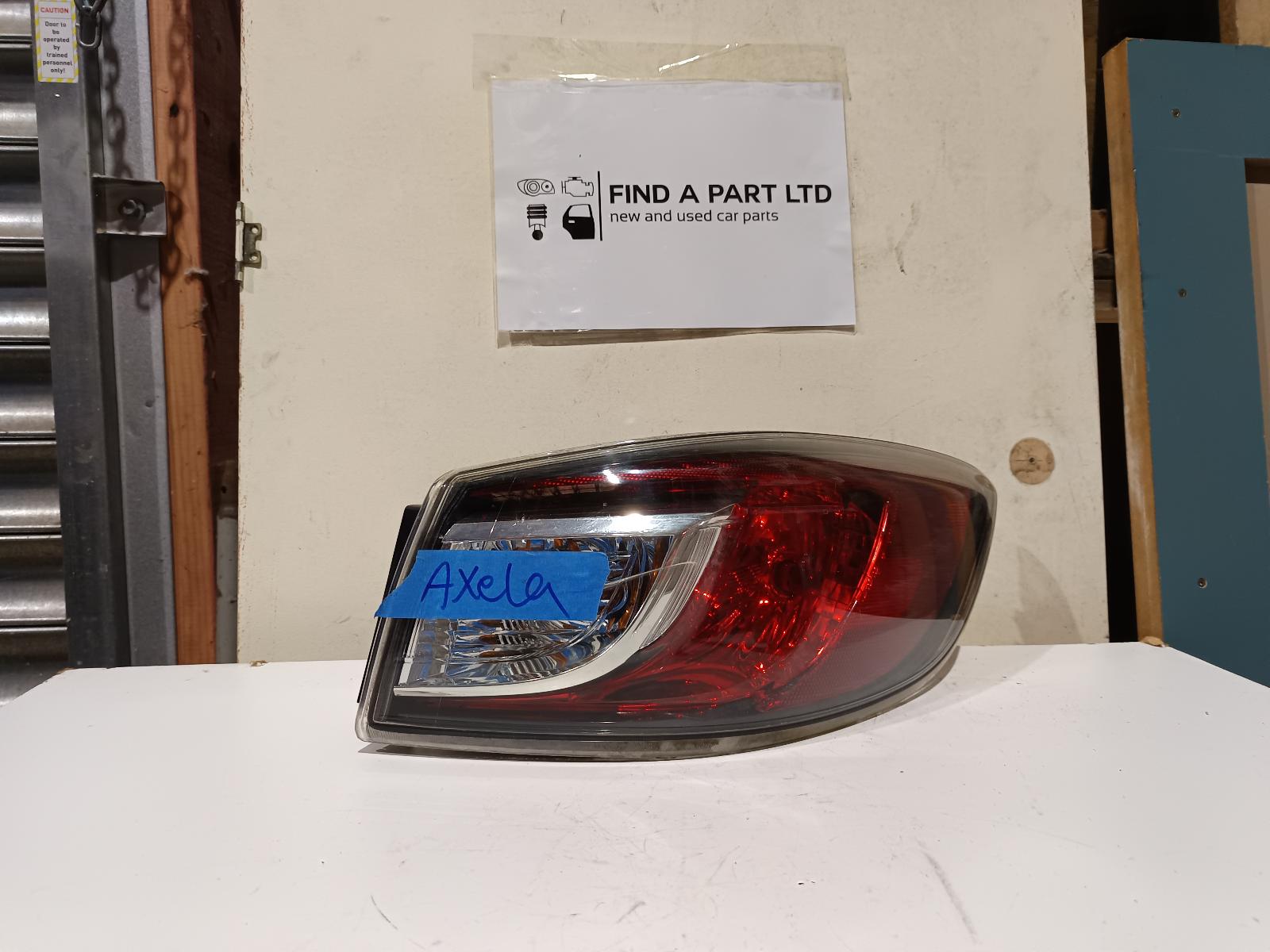 2010 MAZDA 3 Right Taillight Contact us for Photo