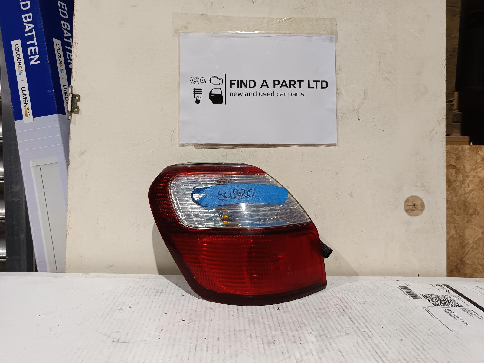 1999 SUBARU LIBERTY Left Taillight Contact us for Photo