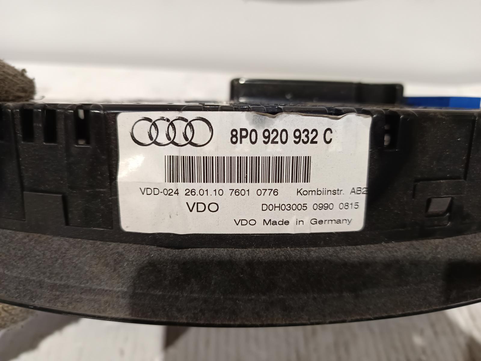 2010 AUDI A3 Instrument Cluster Contact us for Photo