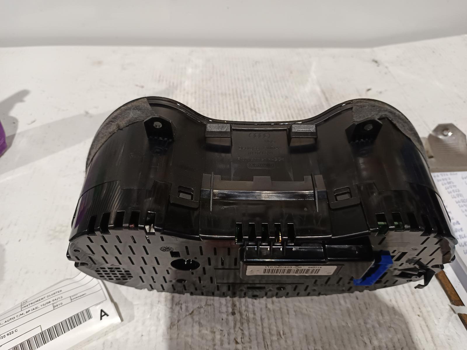 2010 AUDI A3 Instrument Cluster Contact us for Photo