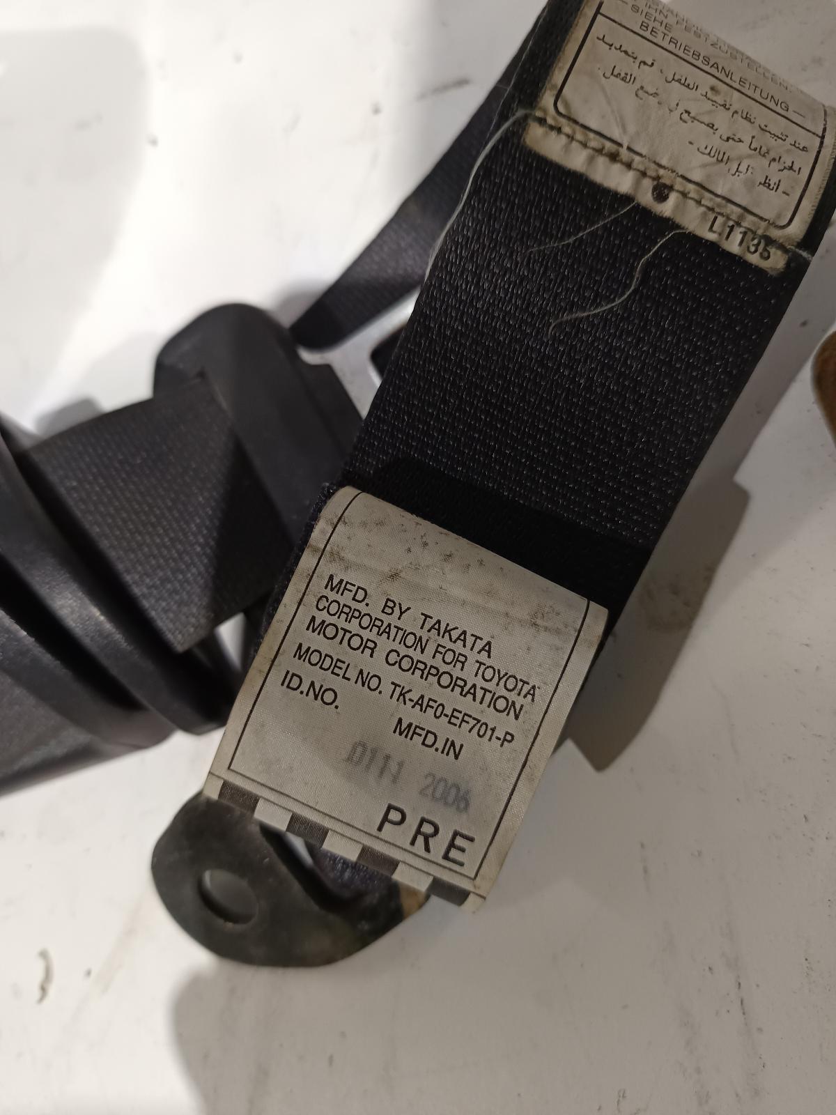 2006 LEXUS IS200/IS300 Seatbelt/Stalk Contact us for Photo