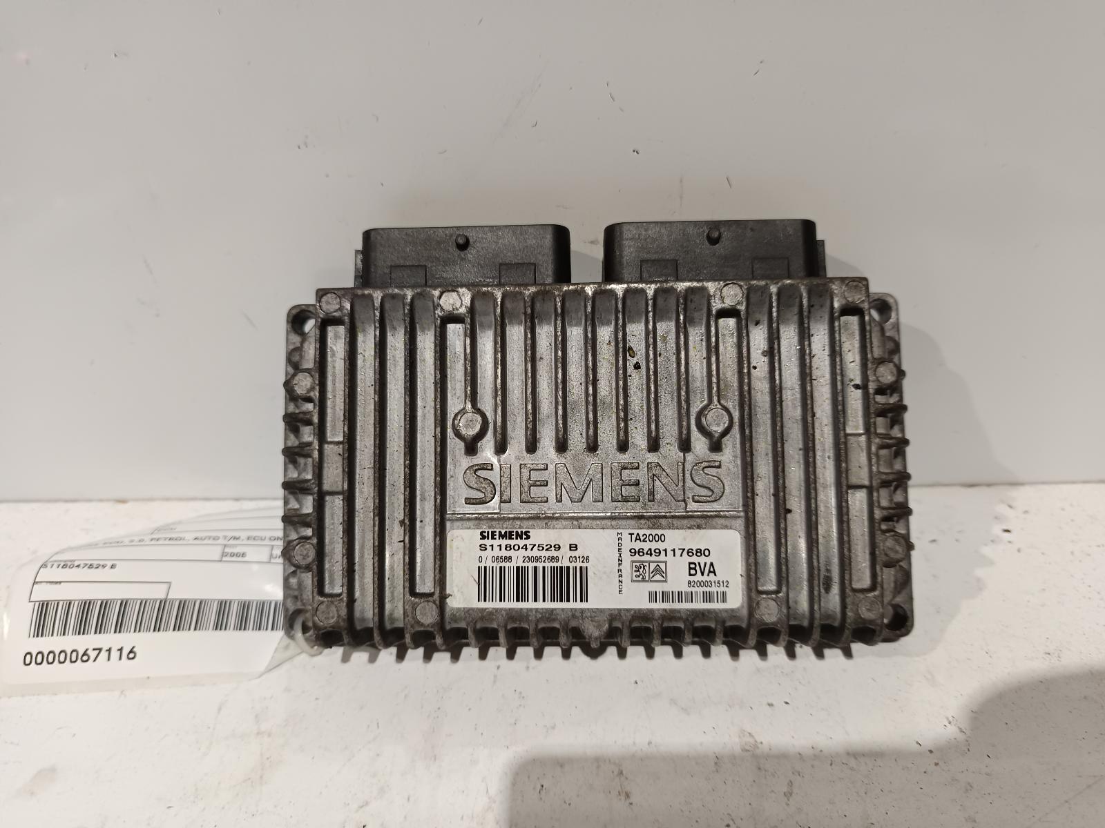 2005 PEUGEOT 307 Ecu Contact us for Photo
