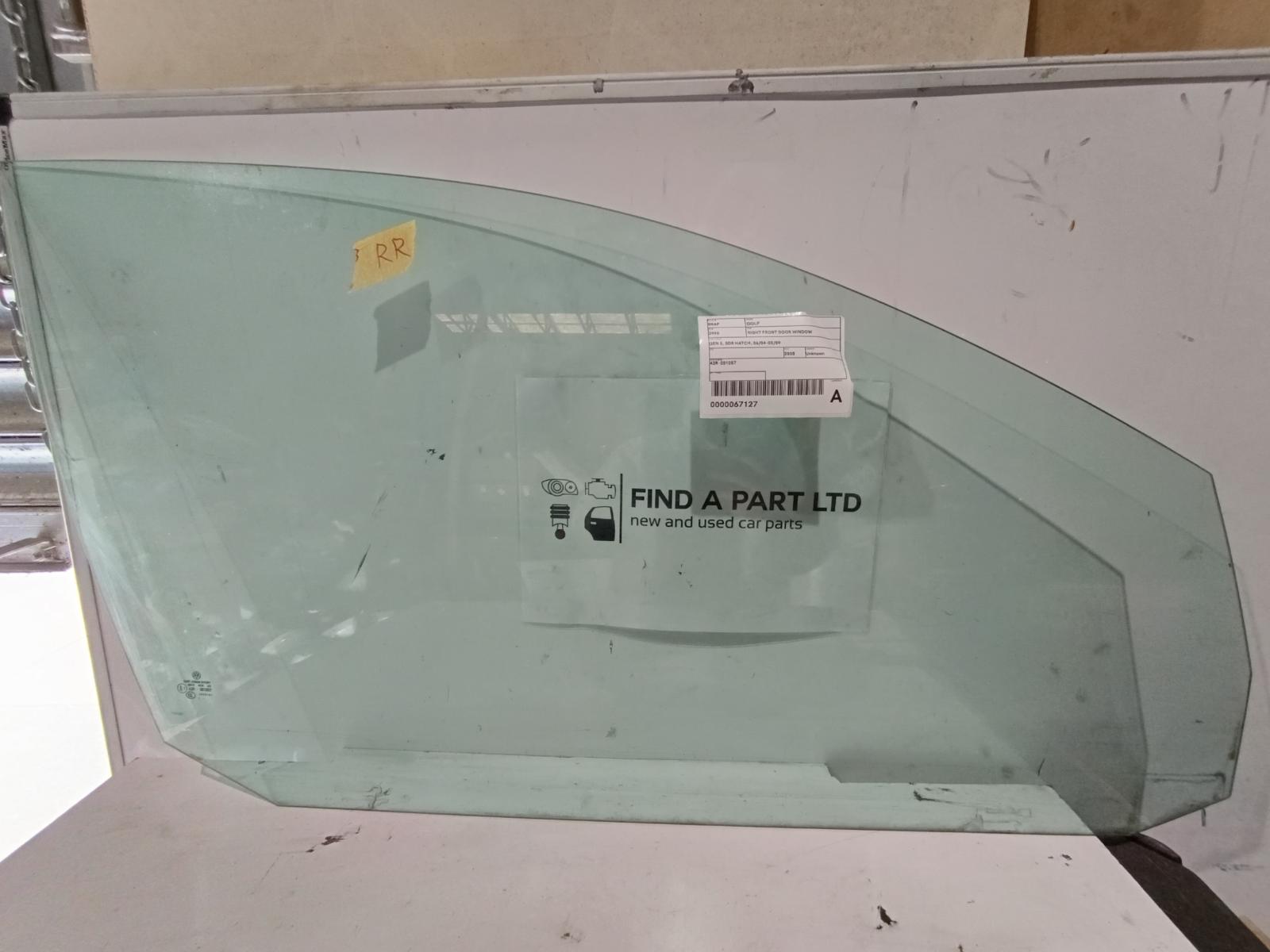 View Auto part Right Front Door Window VOLKSWAGEN GOLF 2008