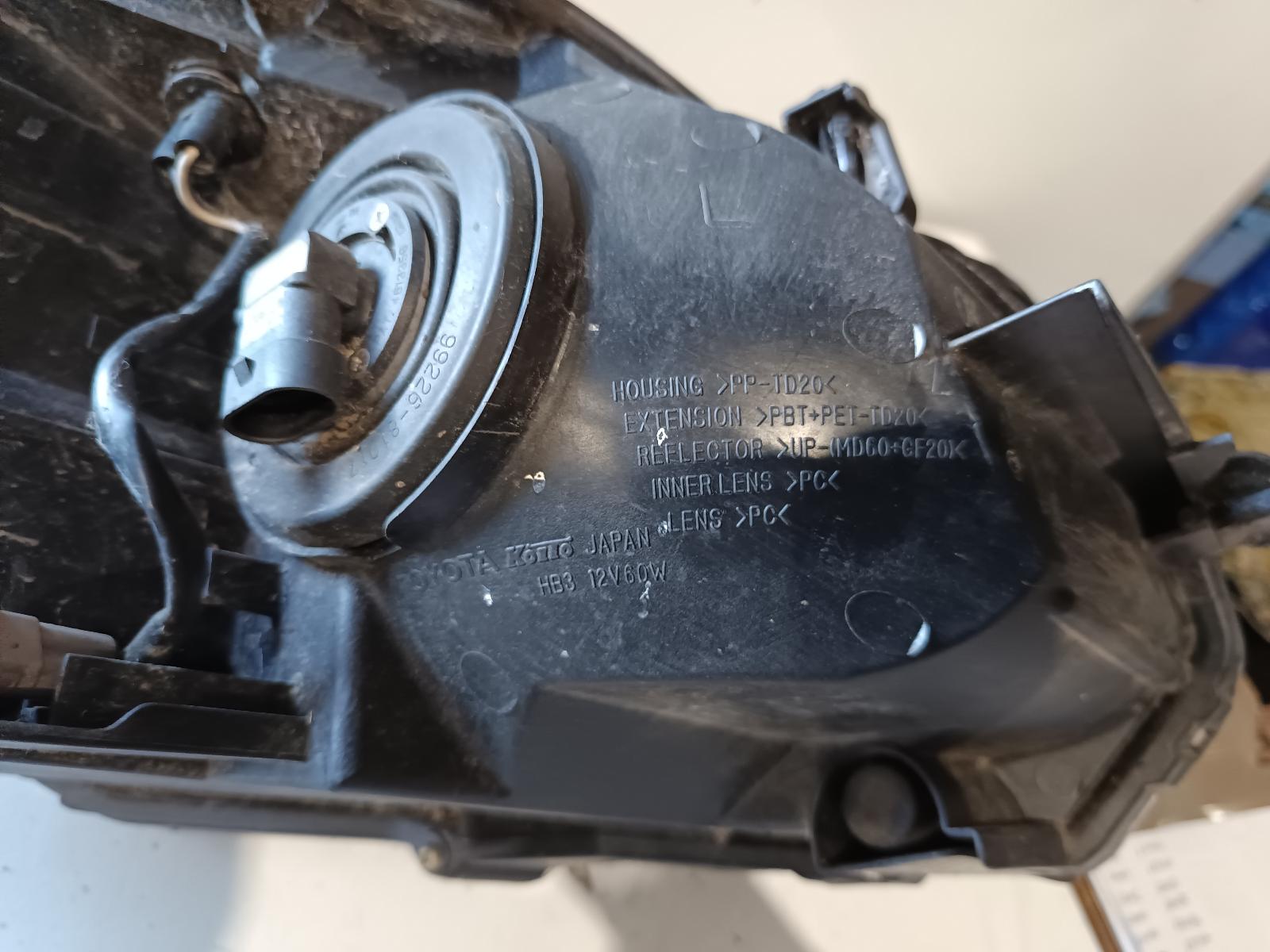 2010 TOYOTA PRIUS Left Headlamp Contact us for Photo