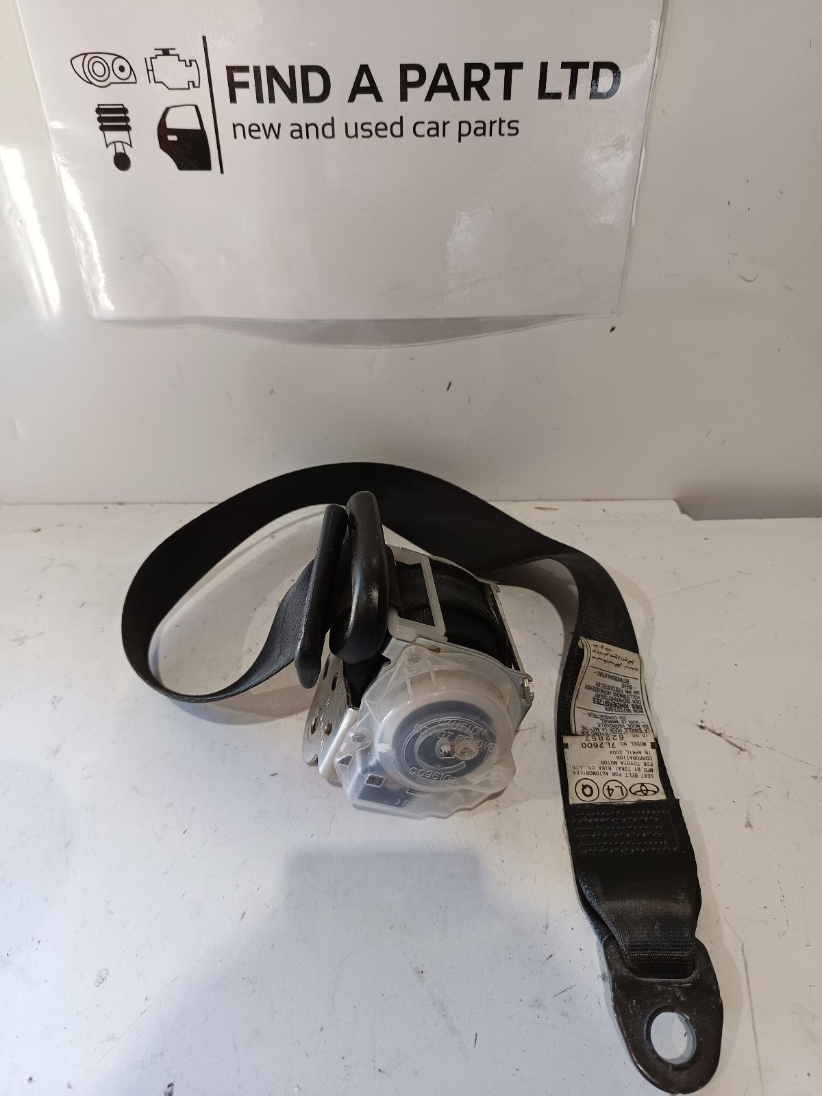 2004 TOYOTA ECHO Seatbelt/Stalk Contact us for Photo