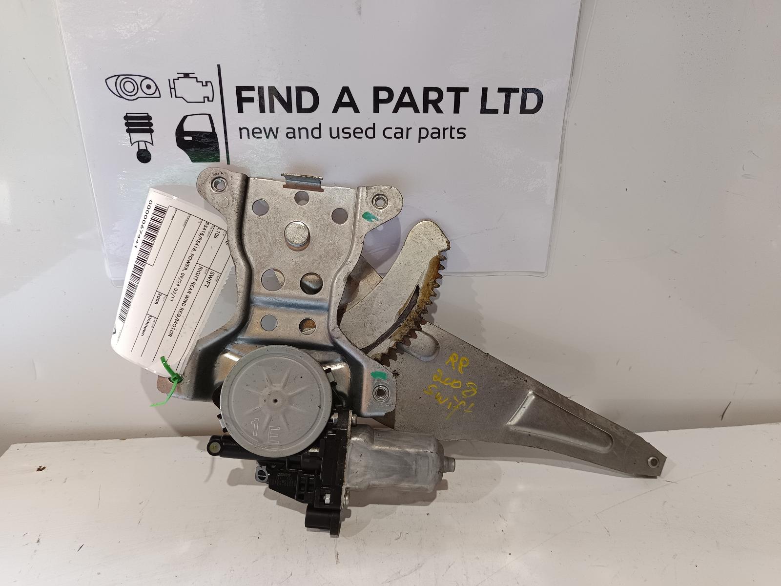 View Auto part Right Rear Wnd Reg/Motor SUZUKI SWIFT 2008