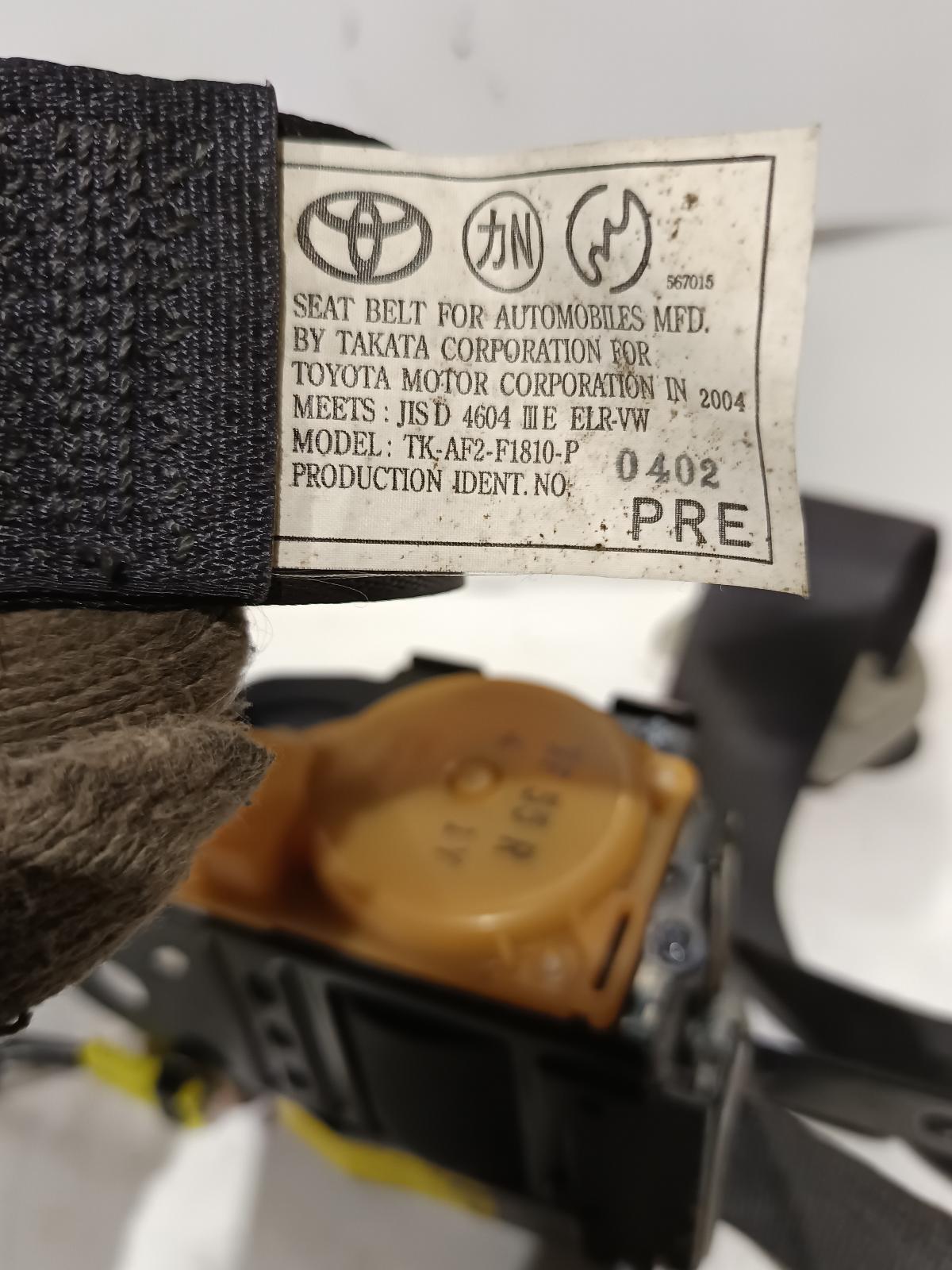 2004 TOYOTA CALDINA Seatbelt/Stalk Contact us for Photo