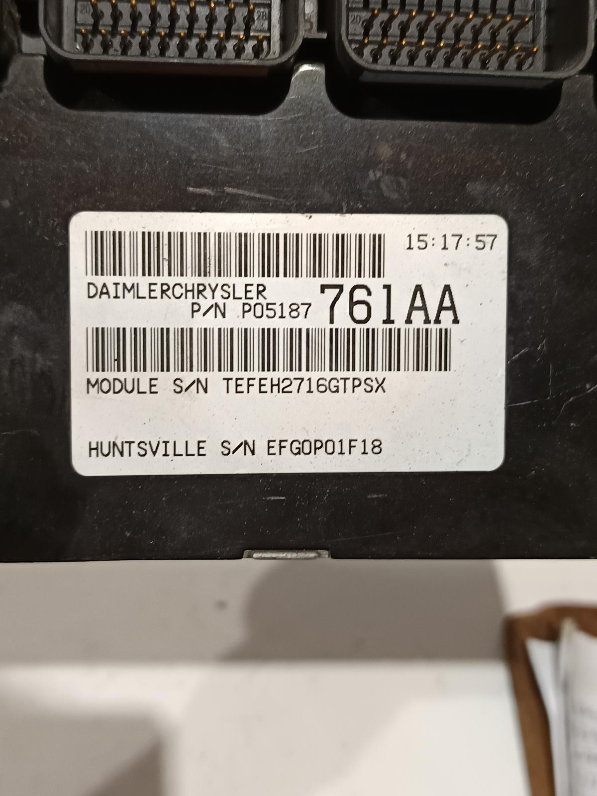 2007 CHRYSLER PT CRUISER Ecu Contact us for Photo