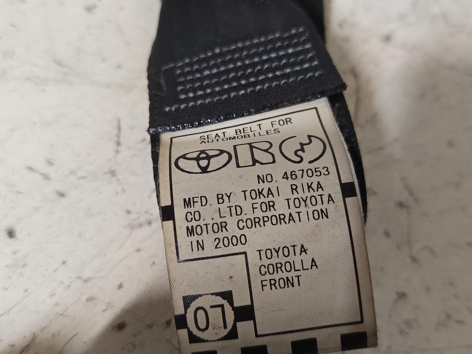 2002 TOYOTA COROLLA Seatbelt/Stalk Contact us for Photo