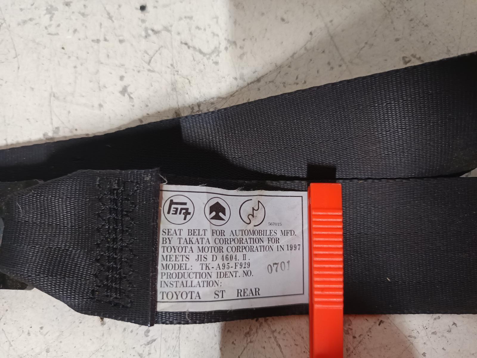 2002 TOYOTA COROLLA Seatbelt/Stalk Contact us for Photo