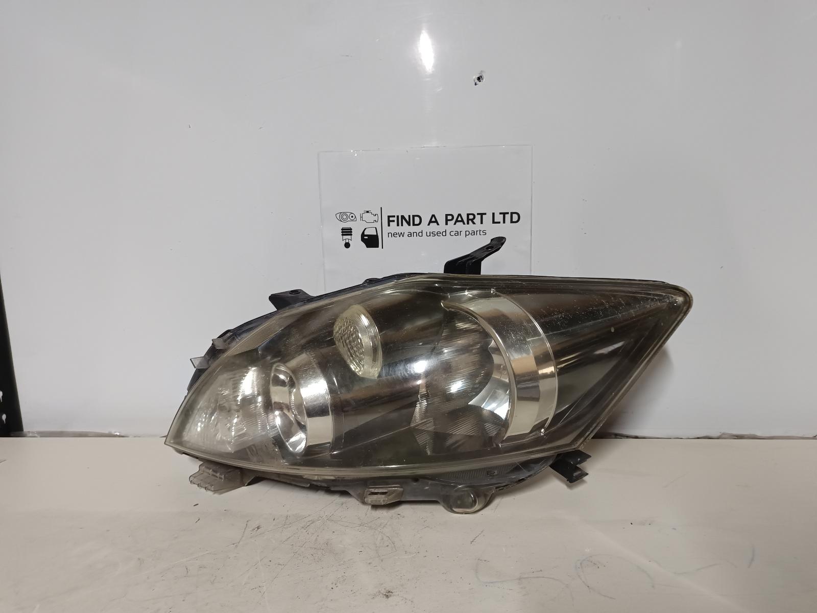 2010 TOYOTA AURIS (NZ ONLY) Left Headlamp Contact us for Photo