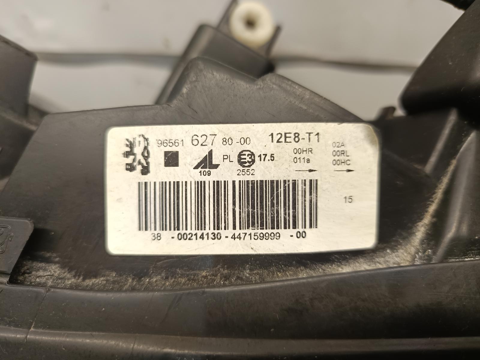 2009 PEUGEOT 308 Left Headlamp Contact us for Photo