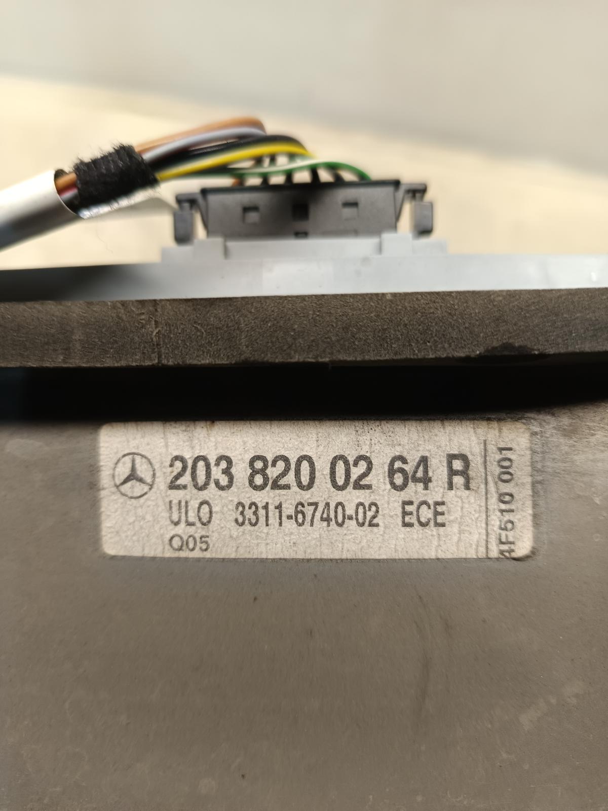 2001 MERCEDES C CLASS Right Taillight Contact us for Photo
