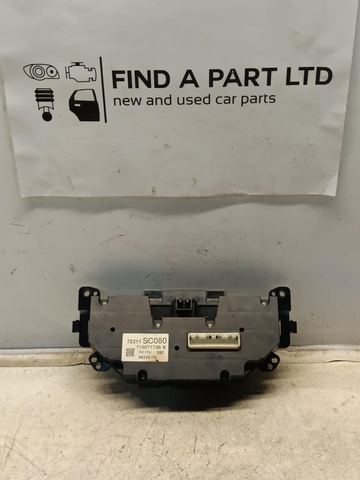 2009 SUBARU IMPREZA Heater/Ac Controls Contact us for Photo