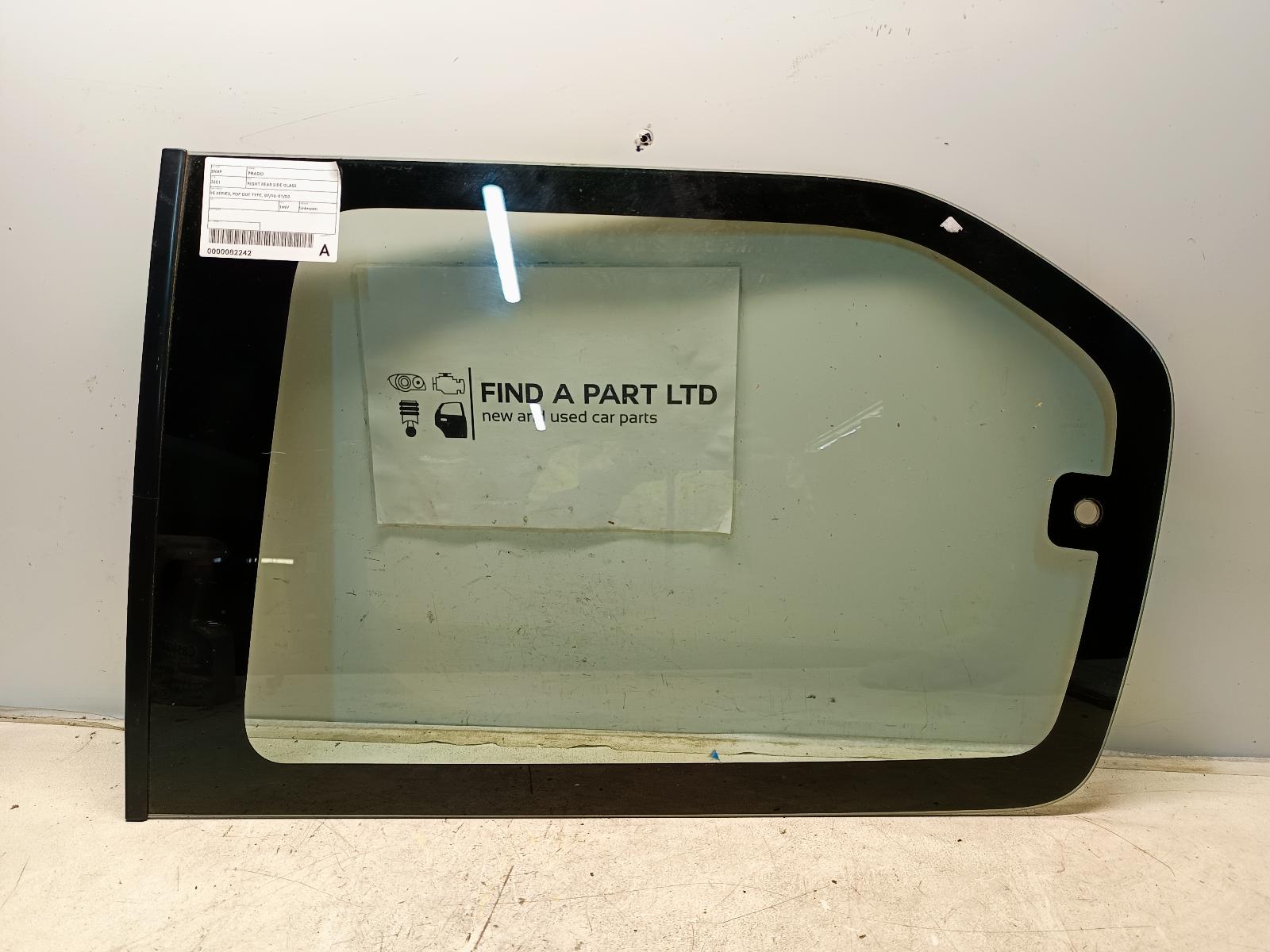 View Auto part Right Rear Side Glass TOYOTA PRADO 1997