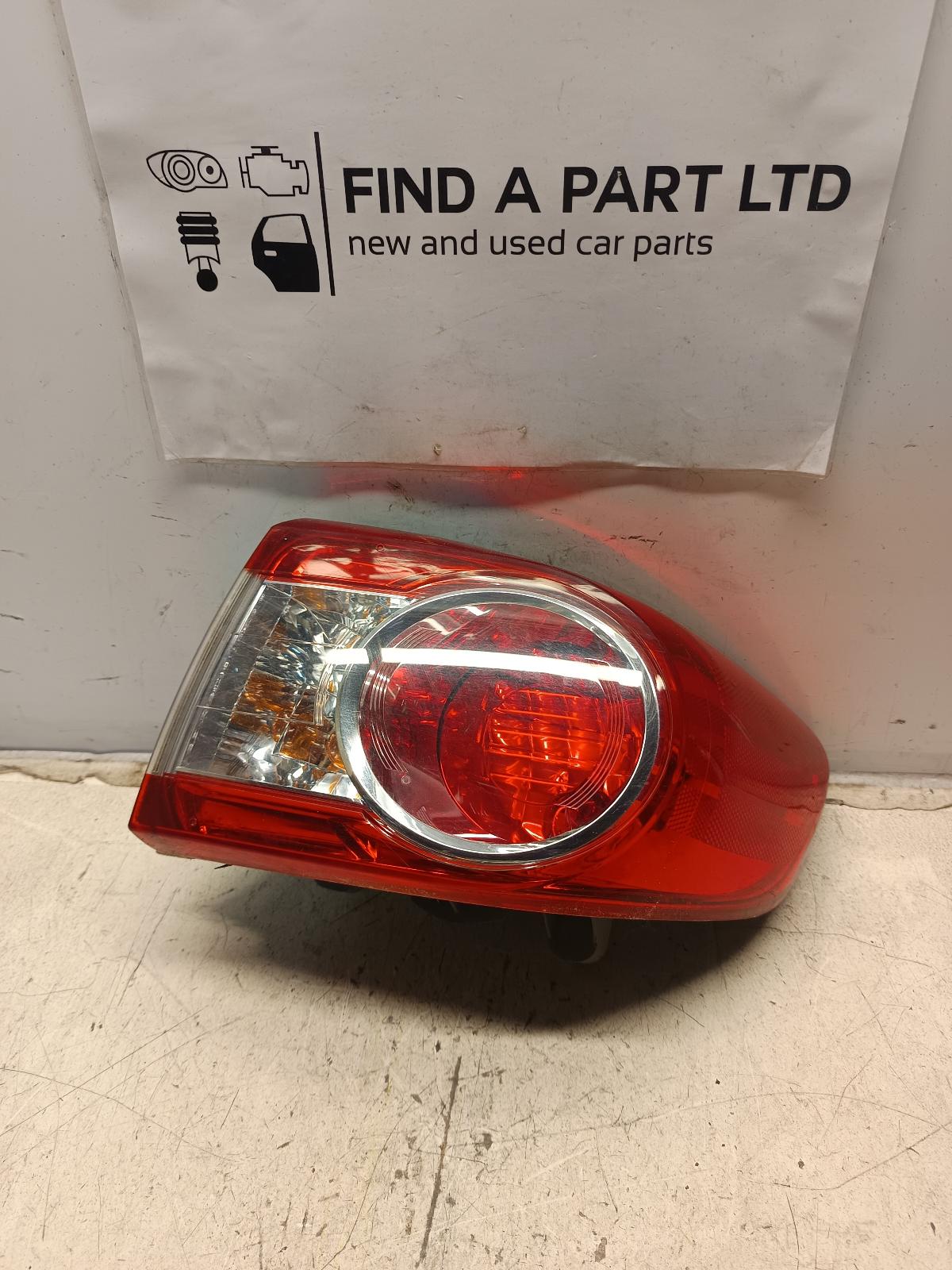 View Auto part Right Taillight TOYOTA COROLLA 2010