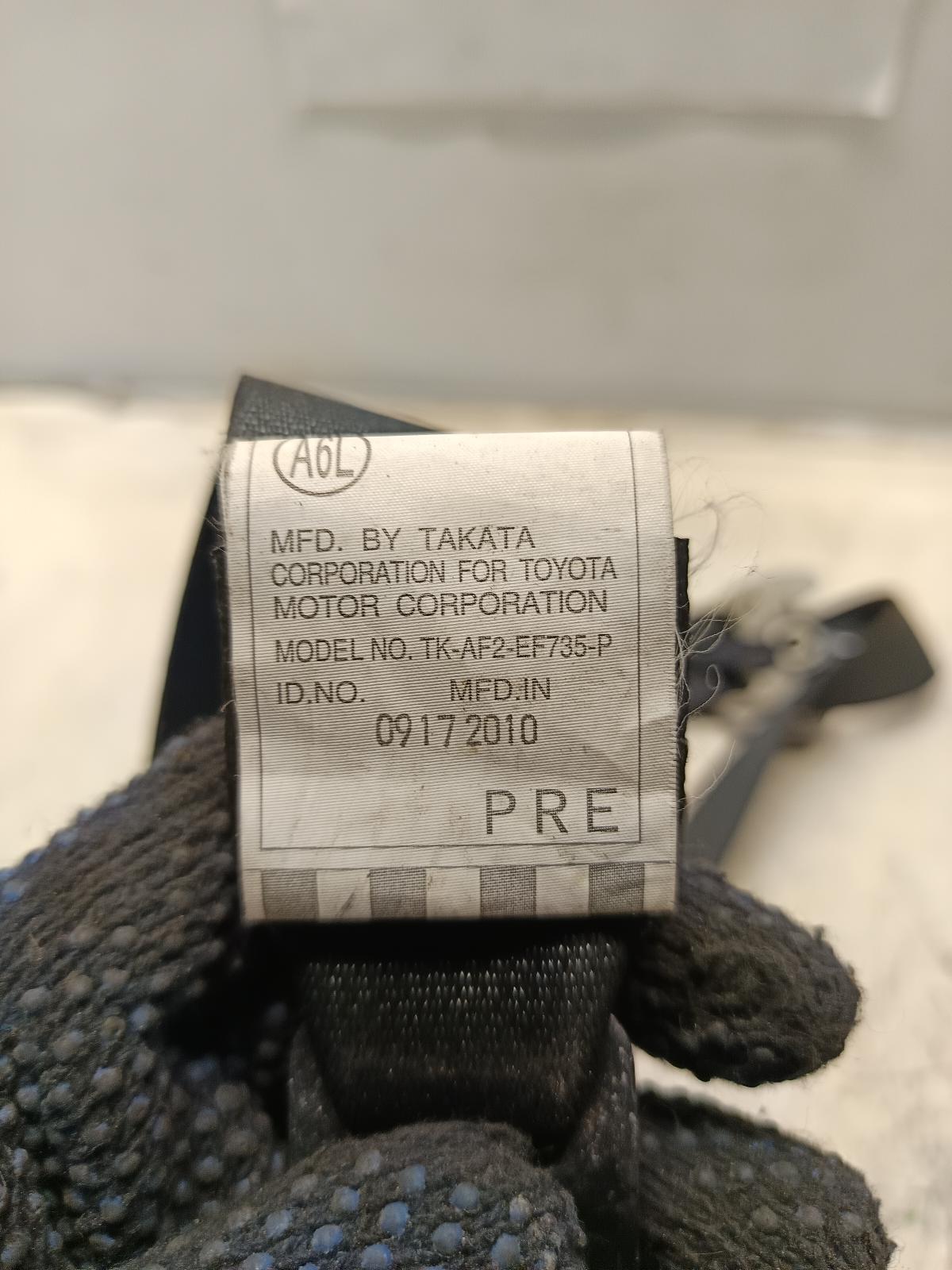 2010 TOYOTA COROLLA Seatbelt/Stalk Contact us for Photo