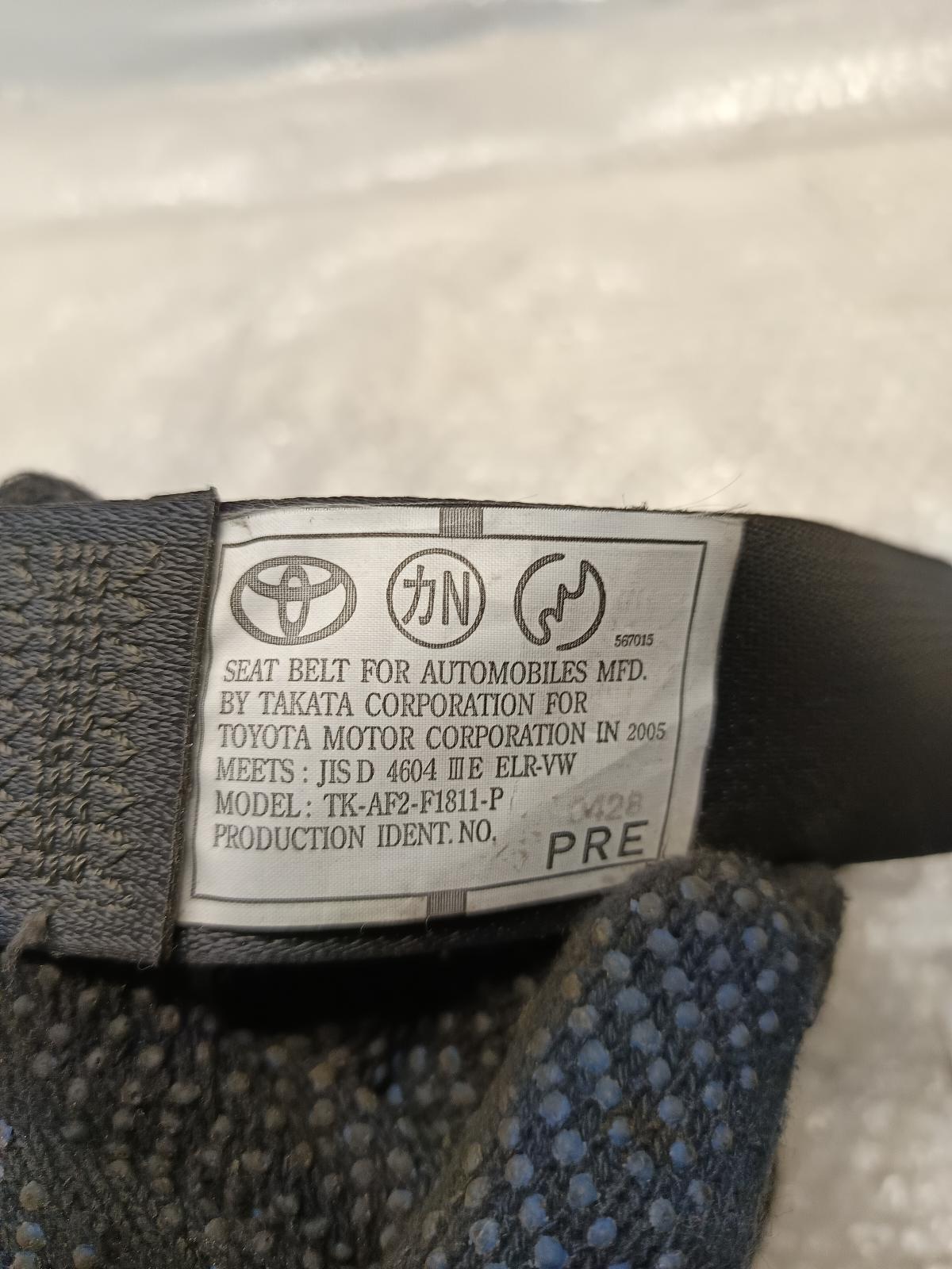 2002 TOYOTA CALDINA Seatbelt/Stalk Contact us for Photo