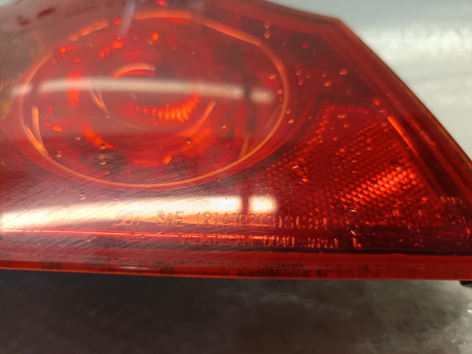 2009 NISSAN SKYLINE Left Taillight Contact us for Photo