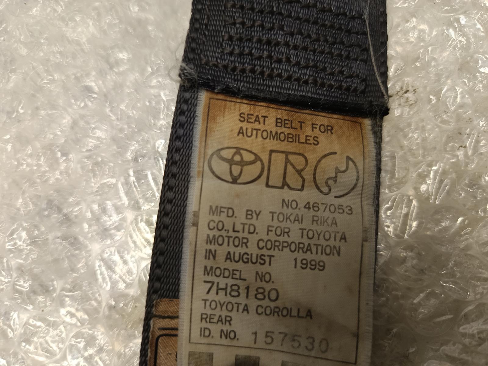 1999 TOYOTA COROLLA Seatbelt/Stalk Contact us for Photo