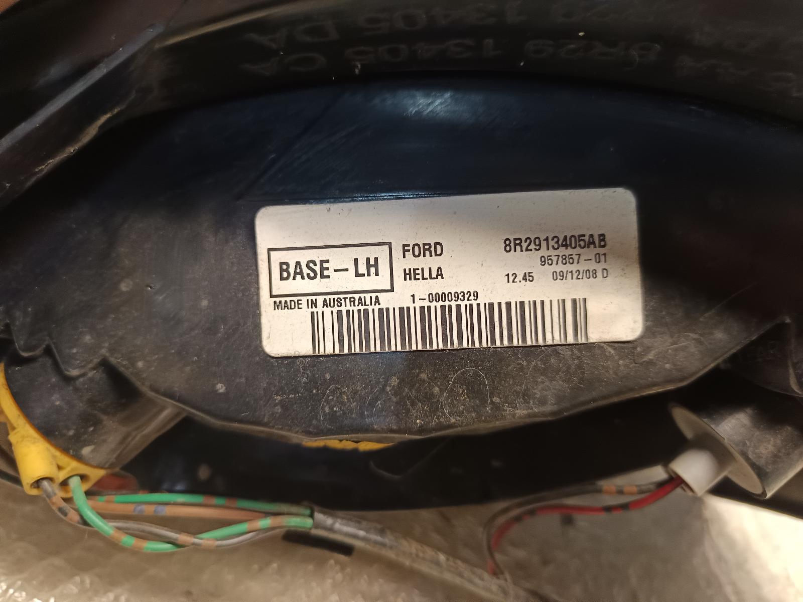2008 FORD FALCON Left Taillight Contact us for Photo