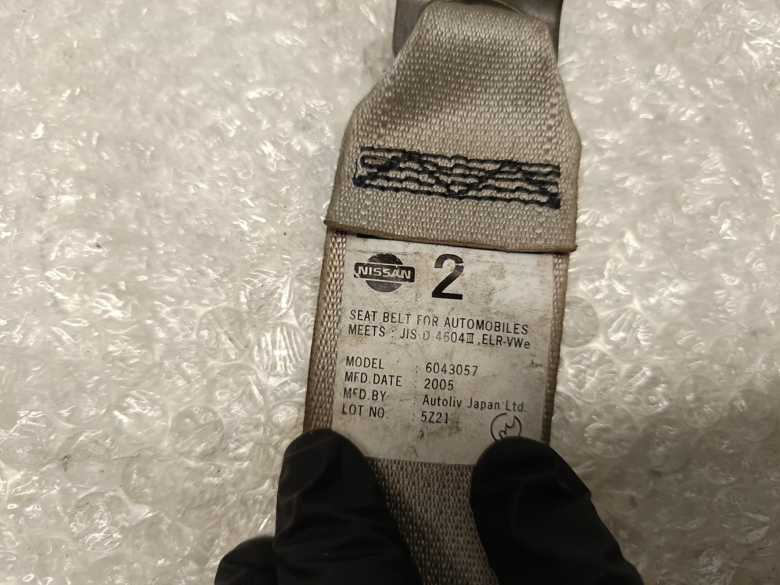 2005 NISSAN TIIDA Seatbelt/Stalk Contact us for Photo
