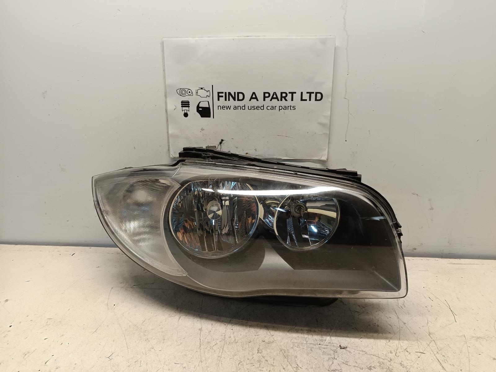 View Auto part Right Headlamp BMW 1 SERIES 2009