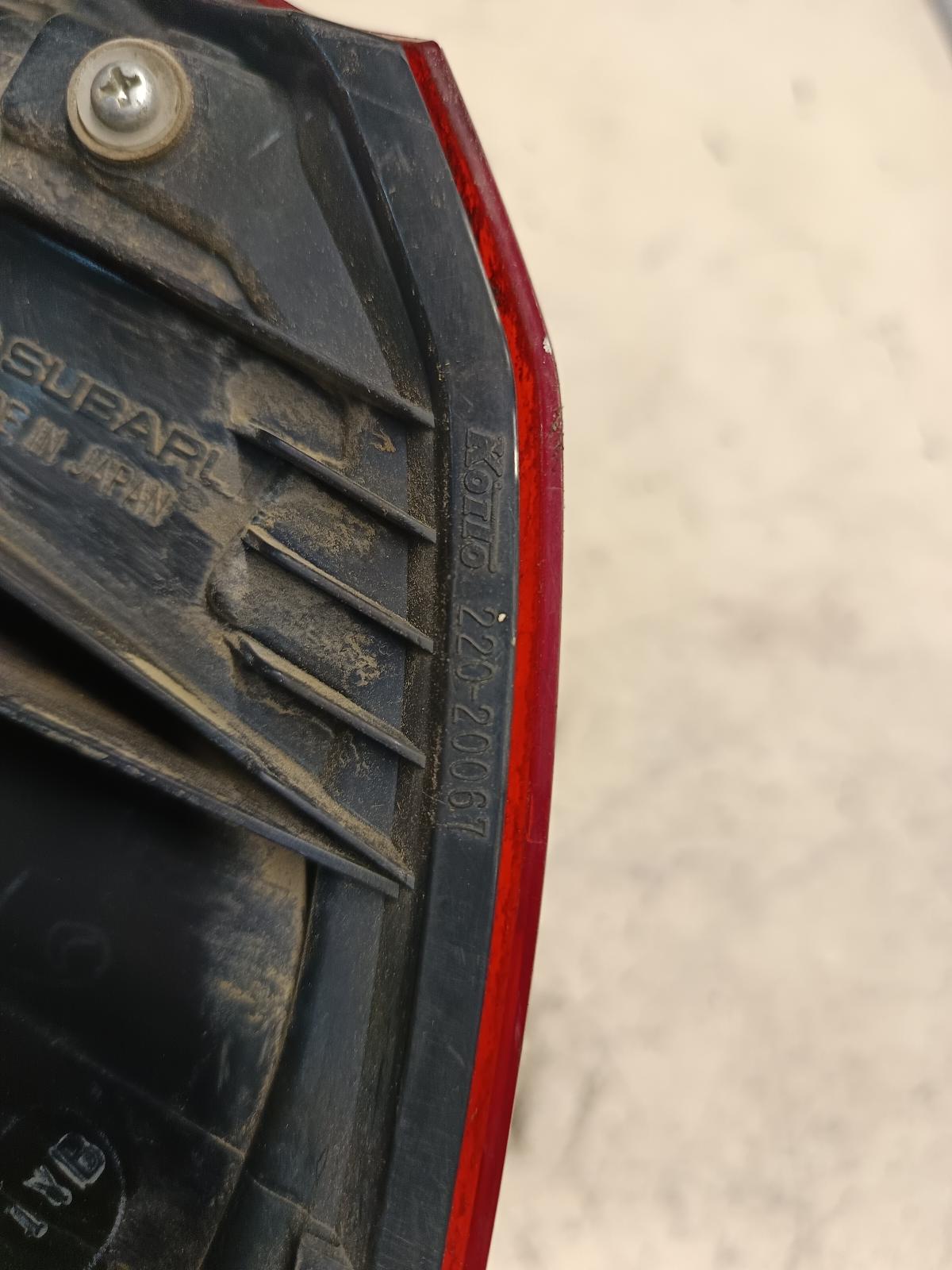 2011 SUBARU LIBERTY Right Taillight Contact us for Photo