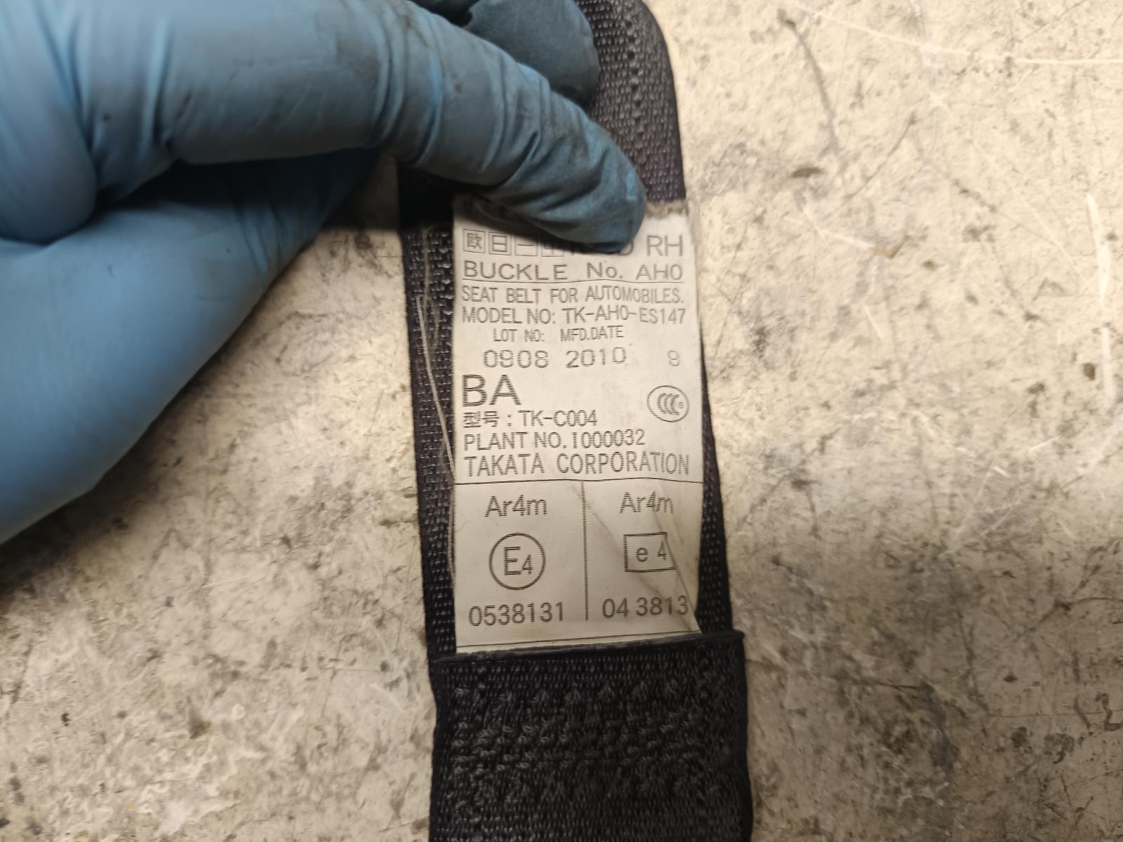 2010 SUBARU LIBERTY Seatbelt/Stalk Contact us for Photo