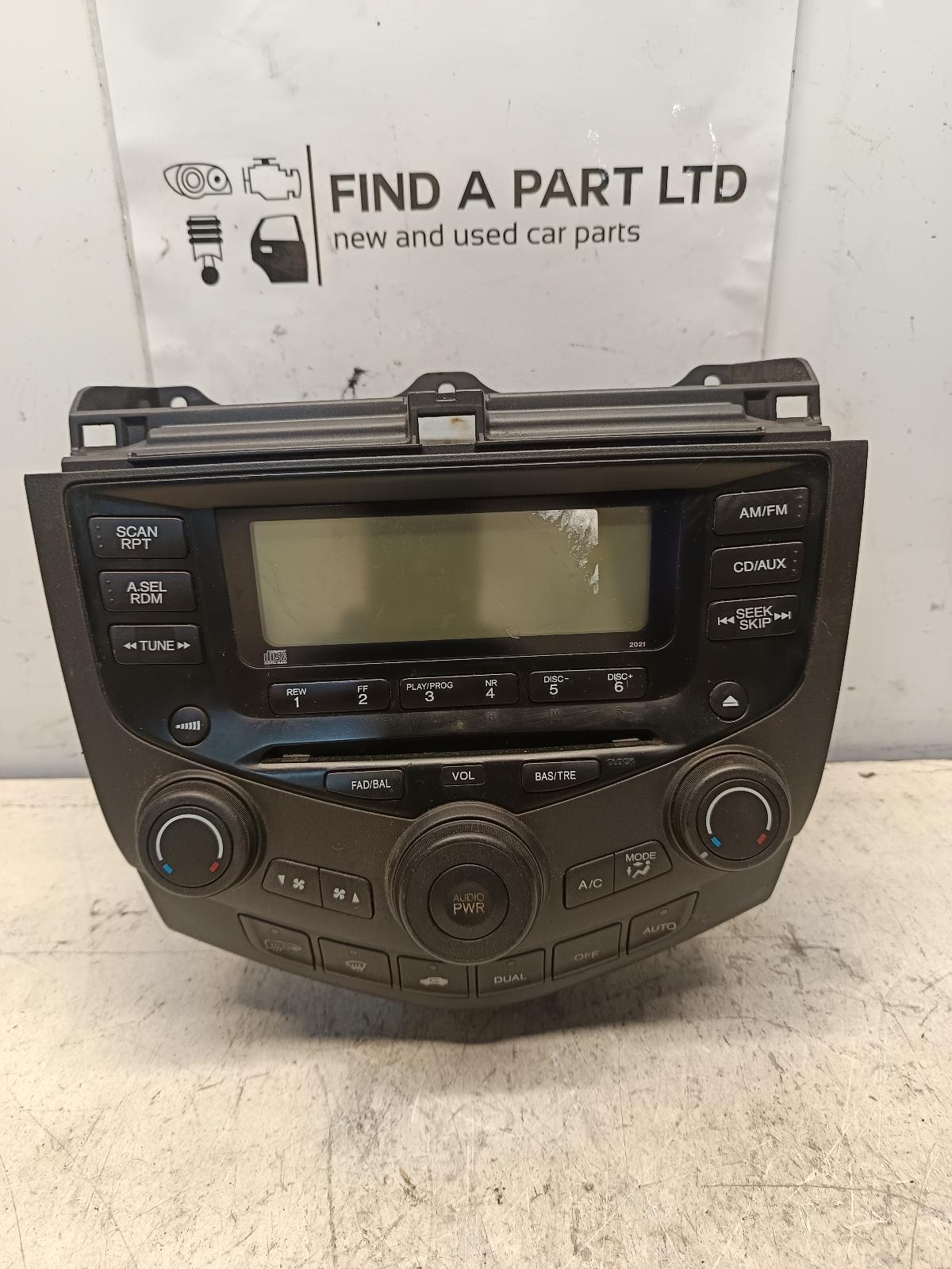 View Auto part Radio/Cd/Dvd/Sat/Tv HONDA ACCORD 2005