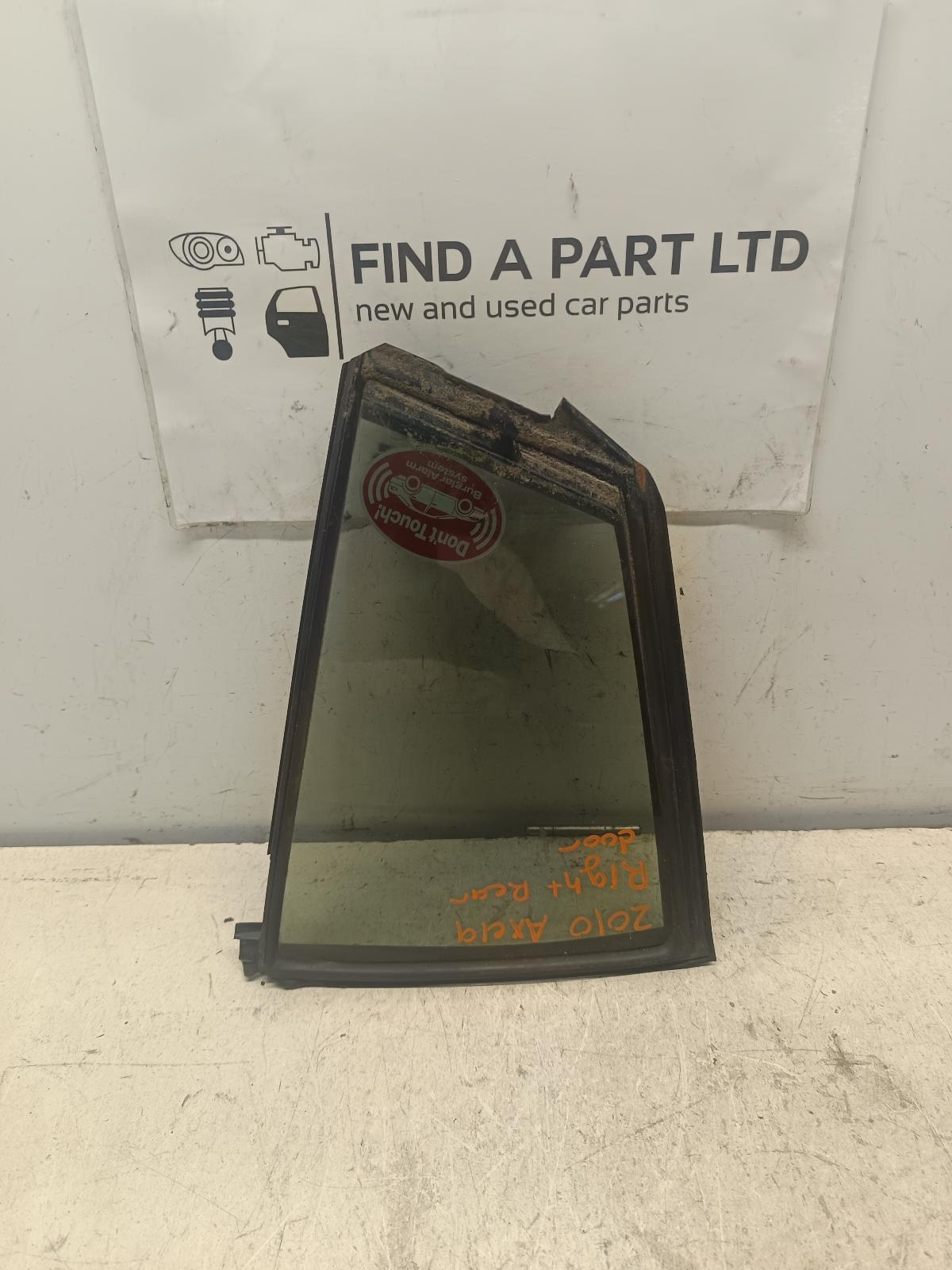 View Auto part Right Rear 1/4 Door Glass MAZDA 3 2010