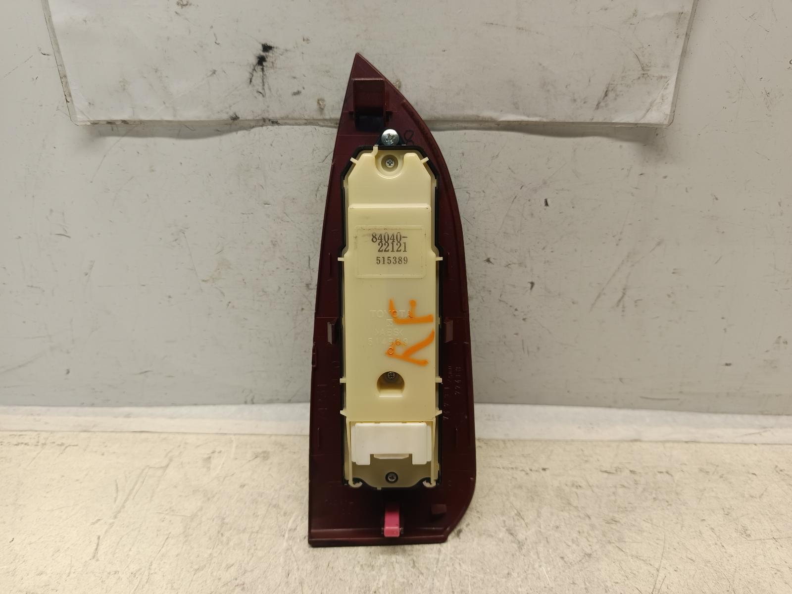 2007 TOYOTA MARKX Pwr Dr Wind Switch Contact us for Photo
