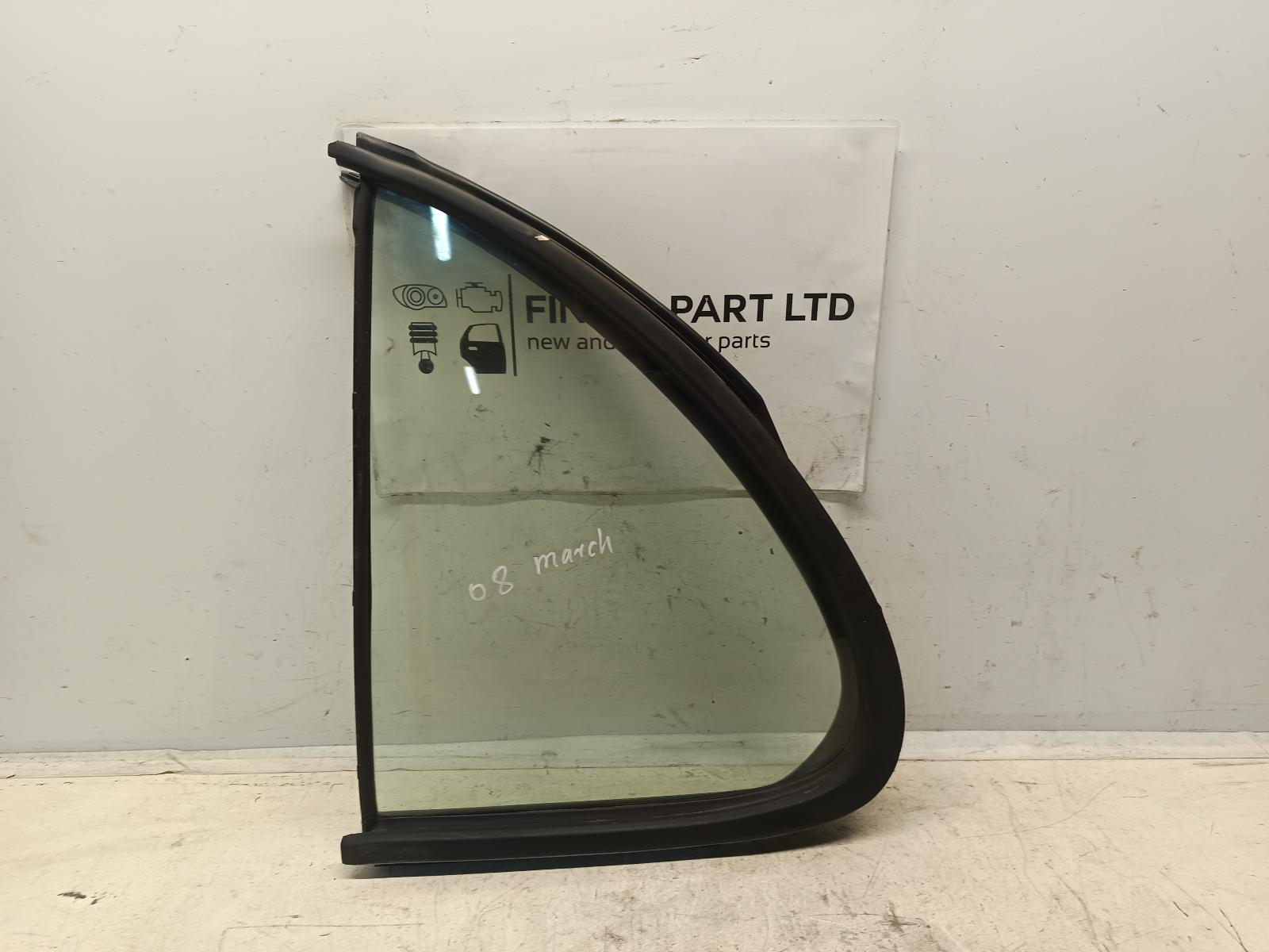 View Auto part Left Rear 1/4 Door Glass NISSAN MICRA 2008