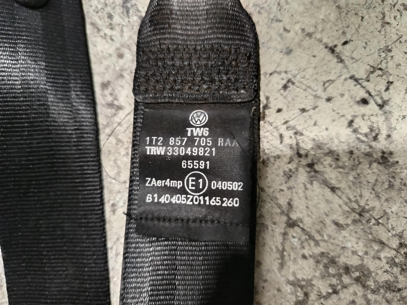 2005 VOLKSWAGEN TOURAN (NZ ONLY) Seatbelt/Stalk Contact us for Photo