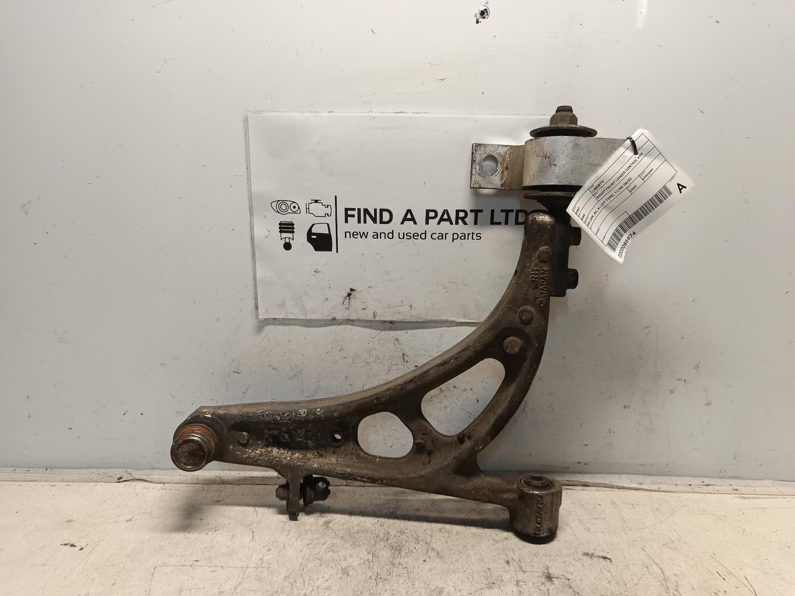 View Auto part Right Front Lower Control Arm SUBARU LIBERTY 2002