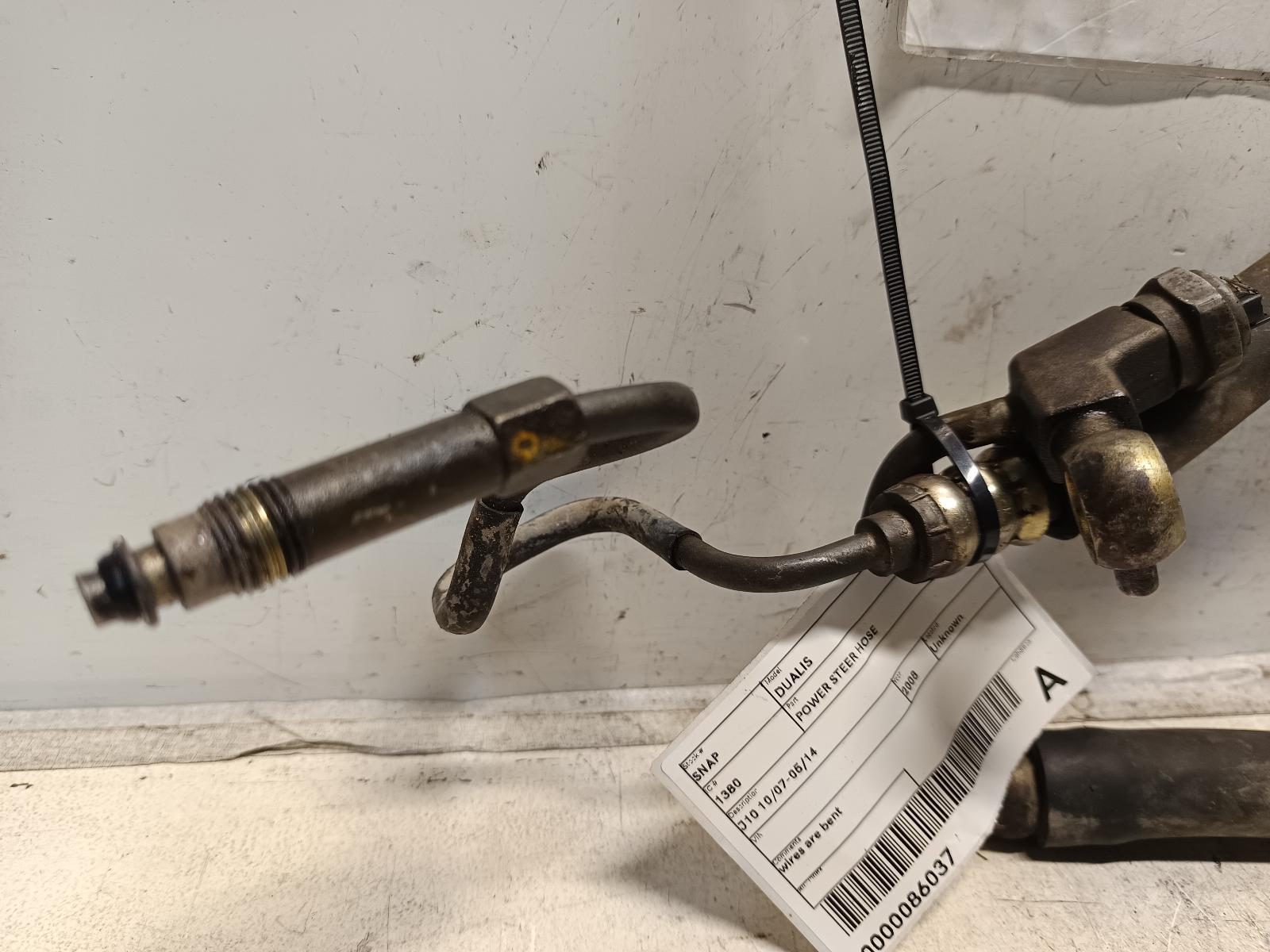 2008 NISSAN DUALIS Power Steer Hose Contact us for Photo