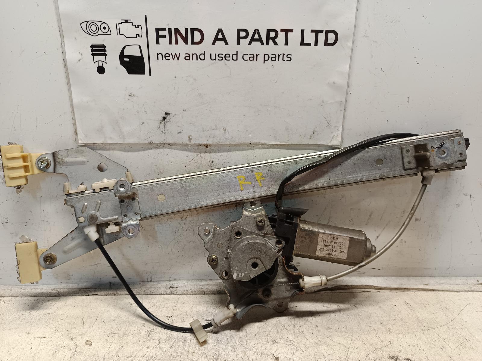 View Auto part Right Rear Wnd Reg/Motor NISSAN BLUEBIRD 1993
