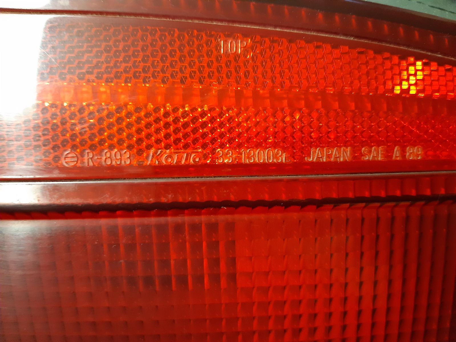 1991 TOYOTA PASEO Left Taillight Contact us for Photo