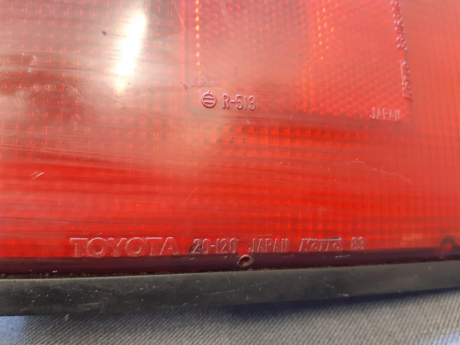 1987 TOYOTA CORONA Left Taillight Contact us for Photo