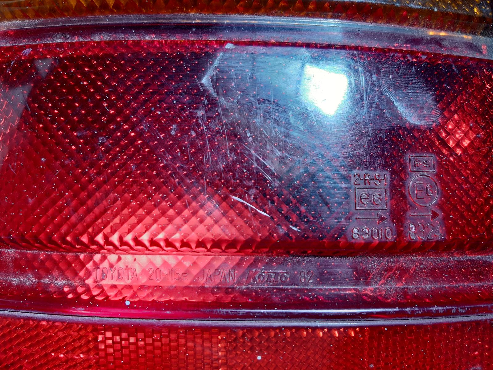 1987 TOYOTA CORONA Right Taillight Contact us for Photo