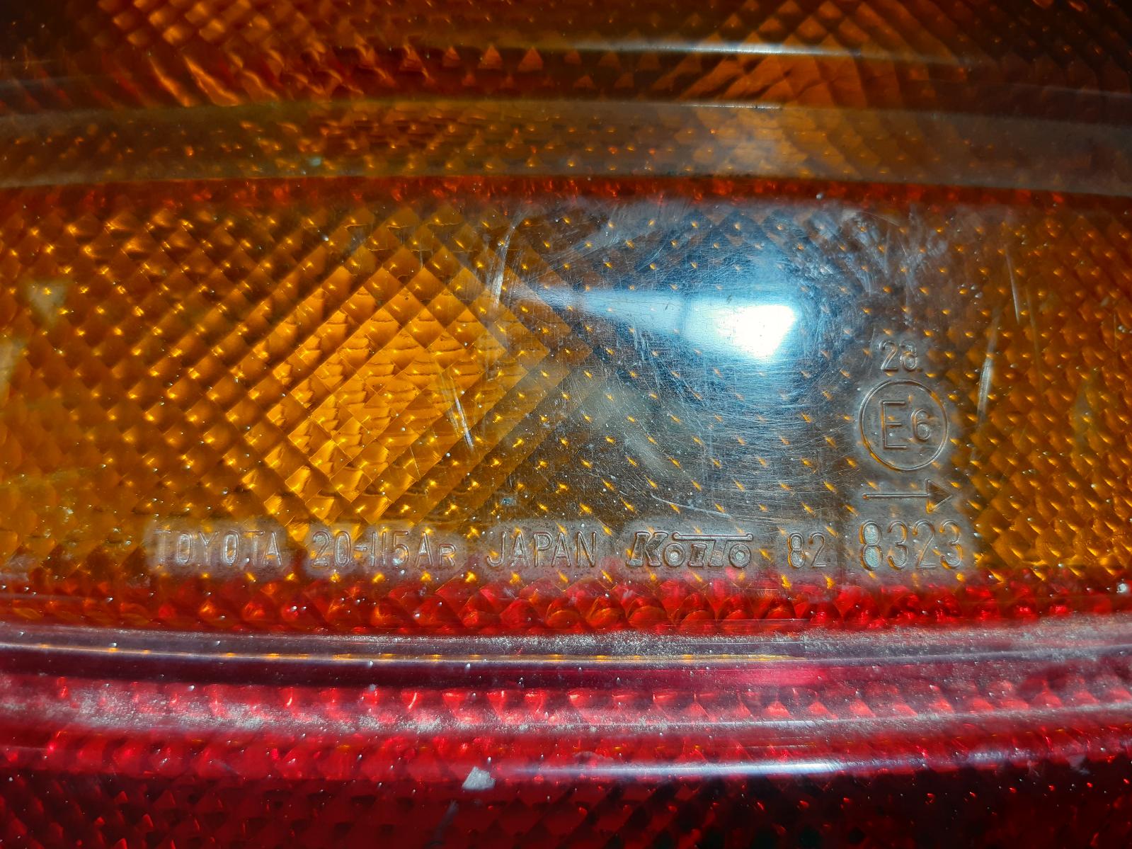 1987 TOYOTA CORONA Right Taillight Contact us for Photo