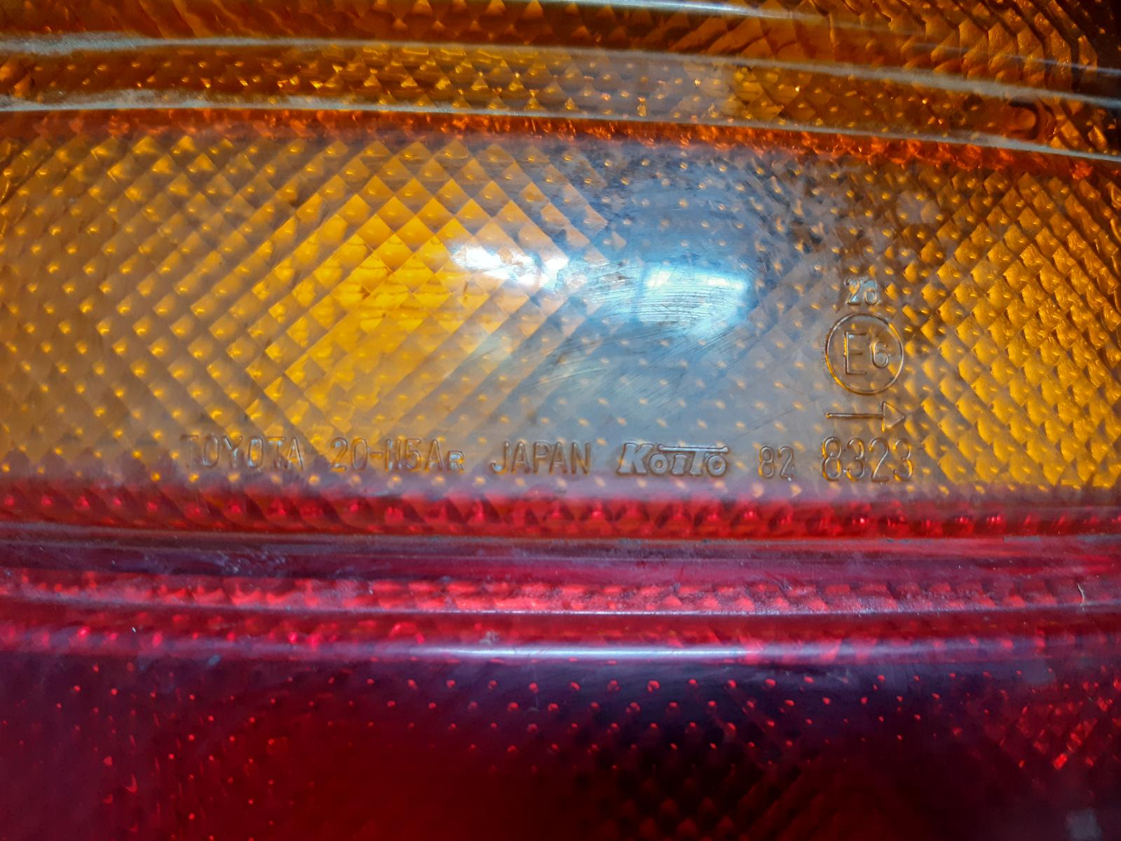 1987 TOYOTA CORONA Right Taillight Contact us for Photo