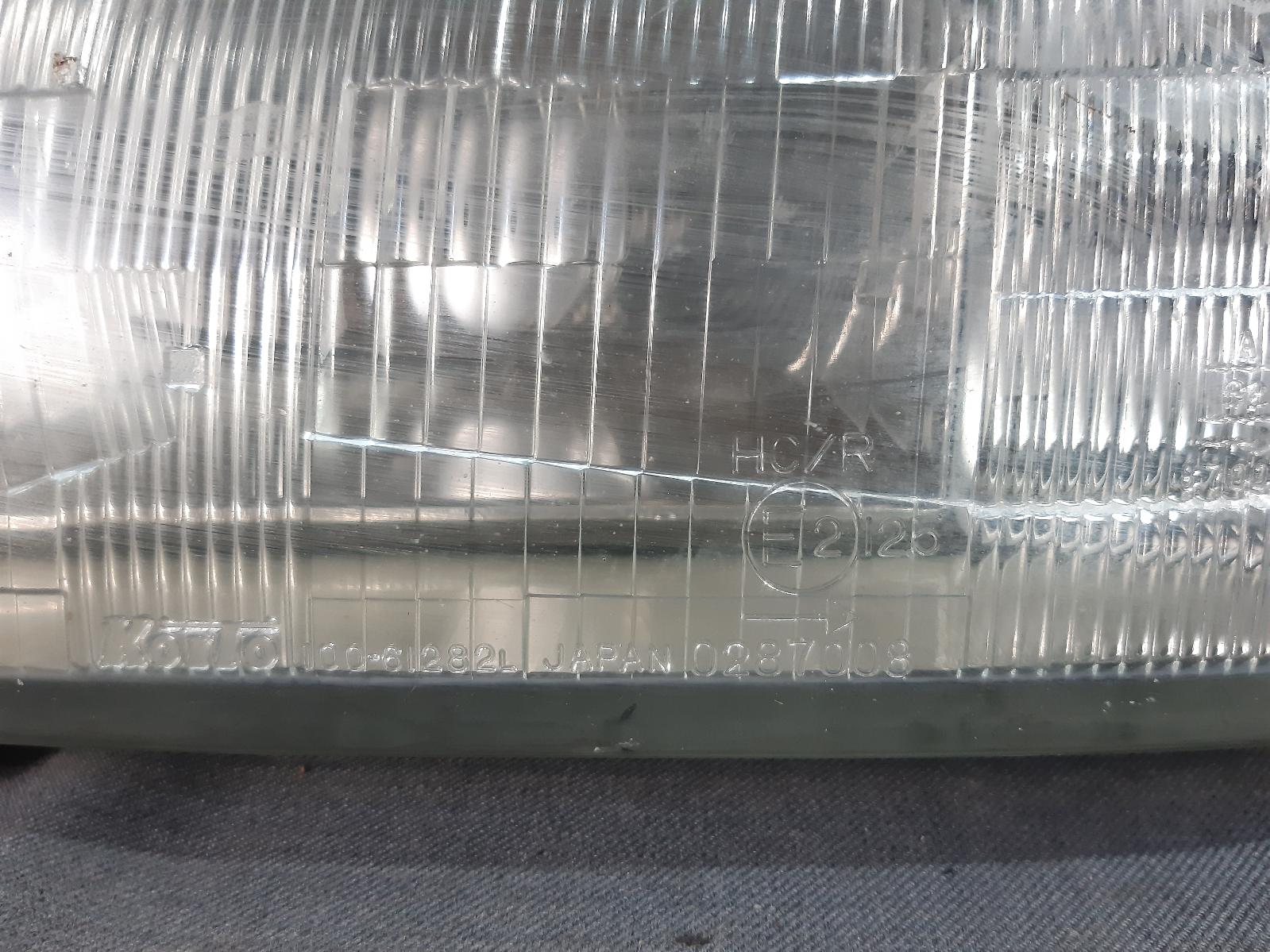1990 MAZDA 626 Left Headlamp Contact us for Photo