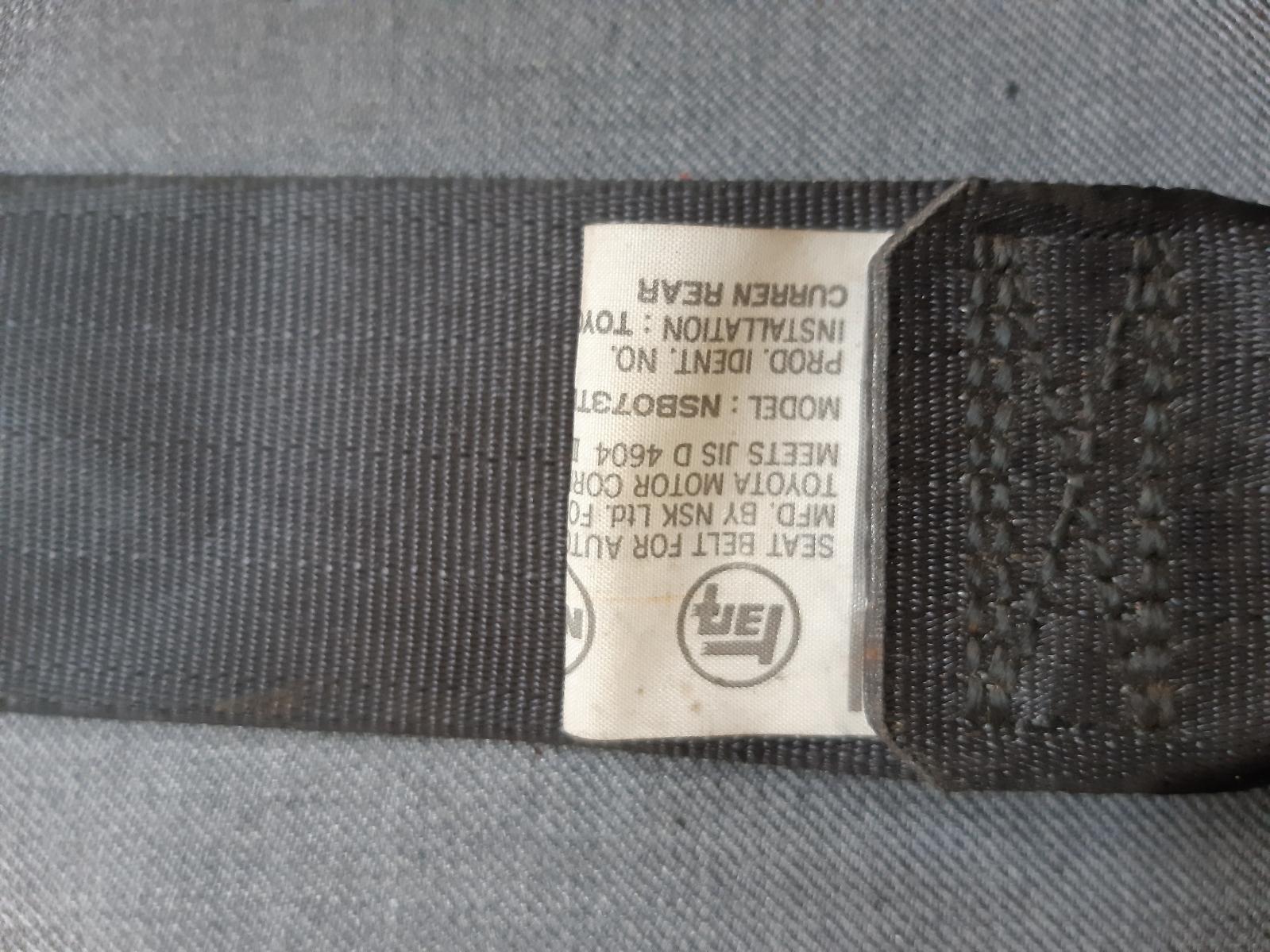 1995 TOYOTA CURREN Seatbelt/Stalk Contact us for Photo
